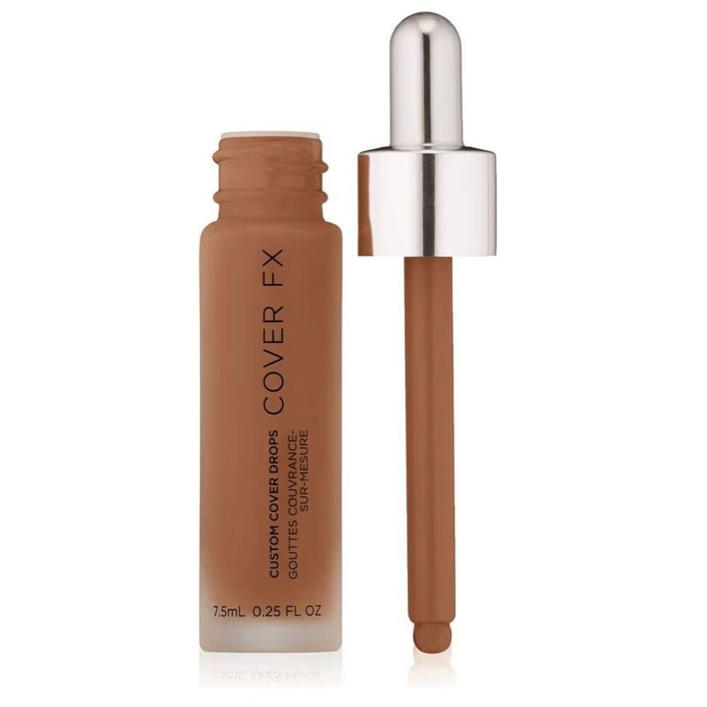 COVER FX - NWTIB - Custom Cover Drops in Shade "N Deep 3", 7.5 ml (.25 fl. oz.)